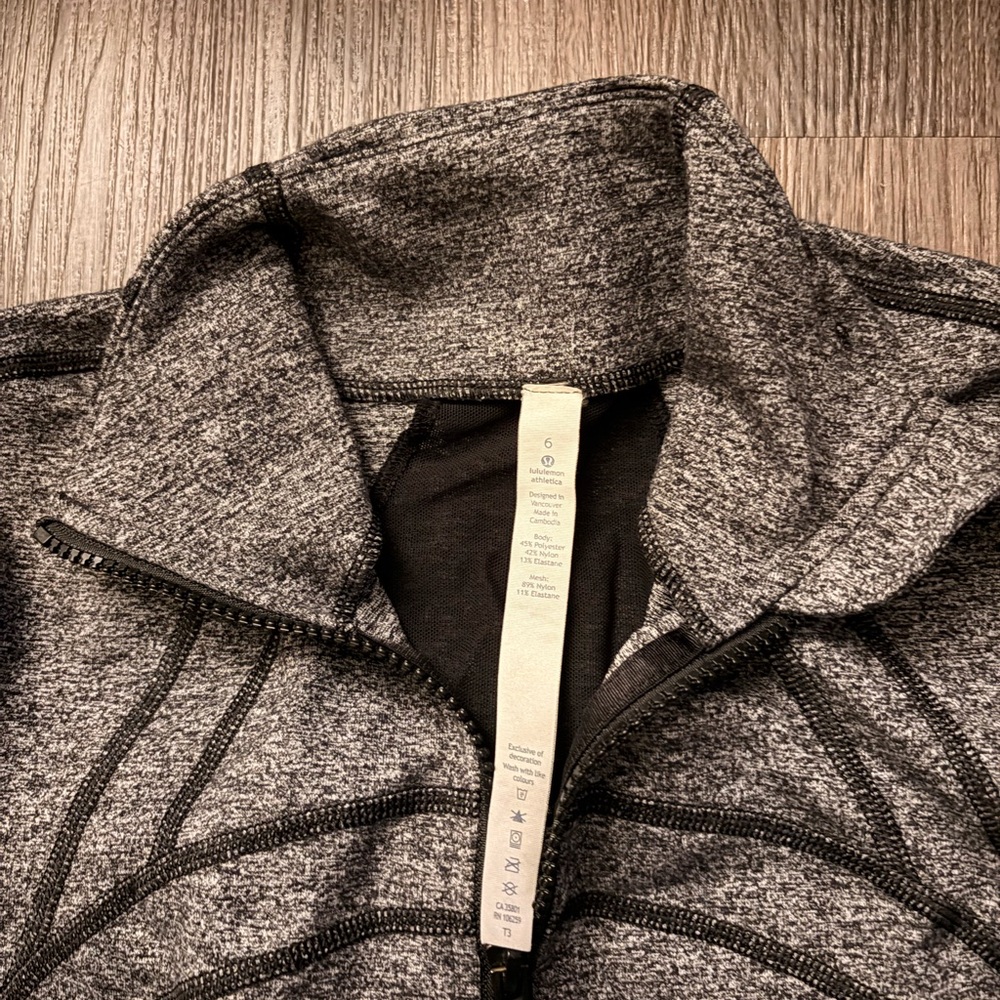 Lululemon Define Full Zip Gray Jacket - image 5
